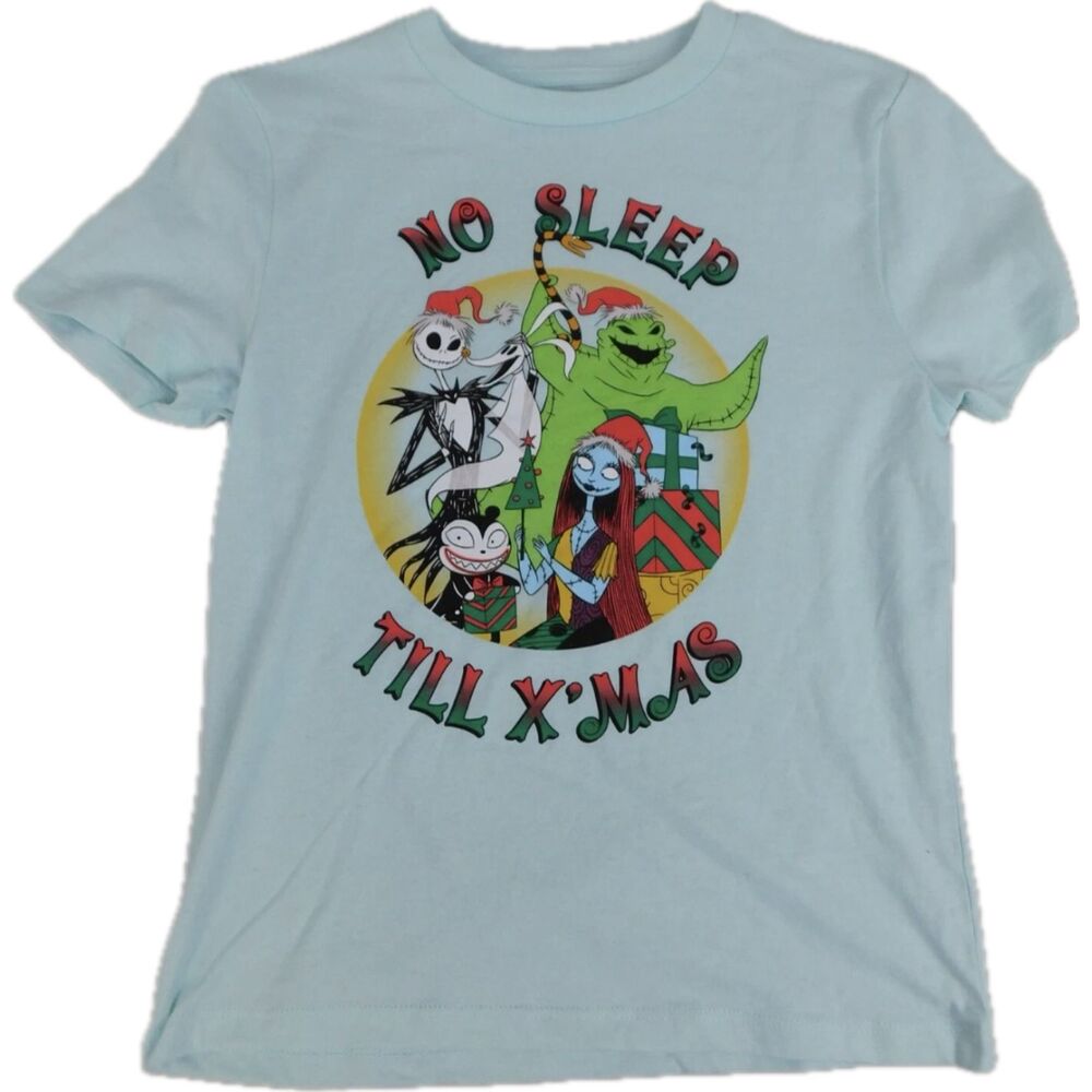 Nightmare Before Christmas No Sleep Till Xmas T shirt M 8